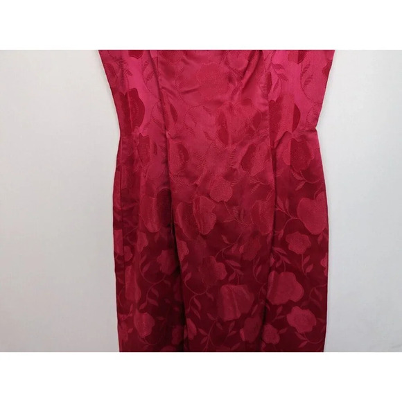 sz.S True Vintage 50s 60s Two Piece Dress Jacket Set Suit Brocade Jackie O Bow - Picture 10 of 16